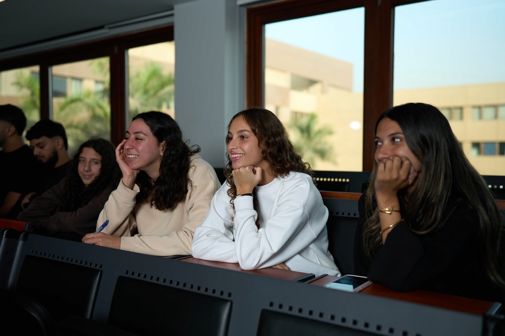 Students in class at ESLSCA University Egypt